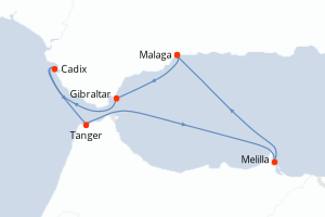 Itinéraire : Méditerranée & mers adjacentes