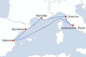 Itinéraire : Méditerranée & mers adjacentes