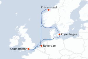 Itinéraire : Europe du Nord & Atlantique NE