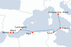 Itinéraire : Méditerranée & mers adjacentes