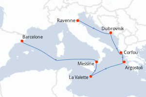 Itinéraire : Méditerranée & mers adjacentes