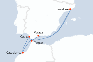 Itinéraire : Méditerranée & mers adjacentes