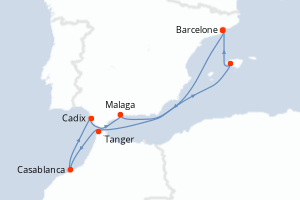 Itinéraire : Méditerranée & mers adjacentes