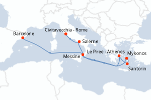 Itinéraire : Méditerranée & mers adjacentes