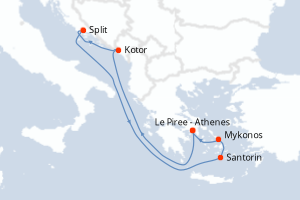 Itinéraire : Méditerranée & mers adjacentes