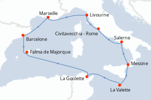 Itinéraire : Méditerranée & mers adjacentes