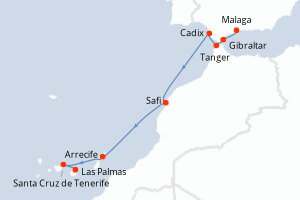 Itinéraire : Europe du Nord & Atlantique NE