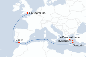 Itinéraire : Méditerranée & mers adjacentes