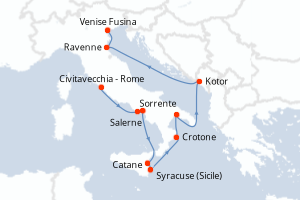 Itinéraire : Méditerranée & mers adjacentes