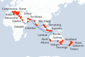 Itinéraire : Méditerranée & mers adjacentes