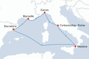 Itinéraire : Méditerranée & mers adjacentes