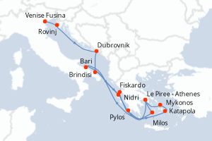 Itinéraire : Méditerranée & mers adjacentes