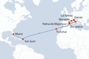 Itinéraire : Méditerranée & mers adjacentes