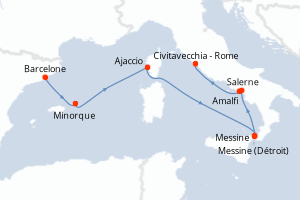Itinéraire : Méditerranée & mers adjacentes