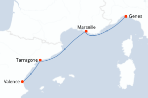 Itinéraire : Méditerranée & mers adjacentes