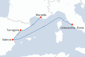 Itinéraire : Méditerranée & mers adjacentes