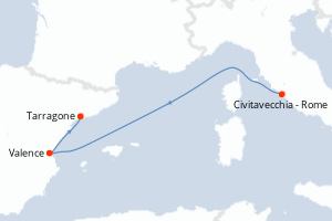 Itinéraire : Méditerranée & mers adjacentes