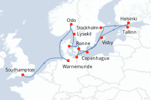 Itinéraire : Europe du Nord & Atlantique NE