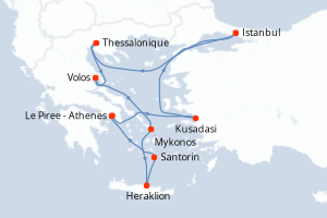 Itinéraire : Méditerranée & mers adjacentes