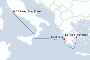 Itinéraire : Méditerranée & mers adjacentes