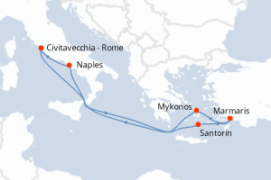 Itinéraire : Méditerranée & mers adjacentes