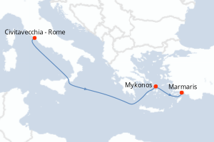 Itinéraire : Méditerranée & mers adjacentes