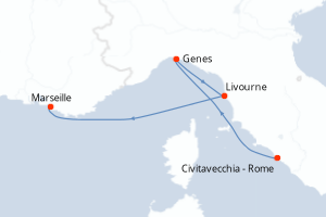 Itinéraire : Méditerranée & mers adjacentes