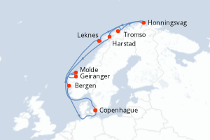 Itinéraire : Europe du Nord & Atlantique NE