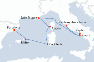 Itinéraire : Méditerranée & mers adjacentes