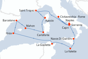 Itinéraire : Méditerranée & mers adjacentes