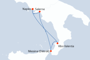 Itinéraire : Méditerranée & mers adjacentes