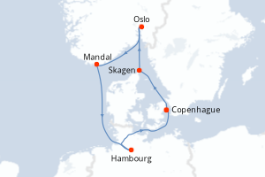 Itinéraire : Europe du Nord & Atlantique NE