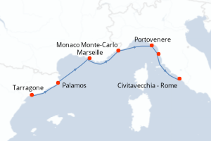 Itinéraire : Méditerranée & mers adjacentes