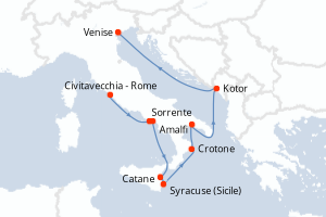 Itinéraire : Méditerranée & mers adjacentes