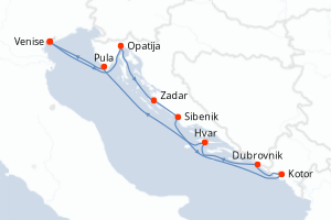 Itinéraire : Méditerranée & mers adjacentes