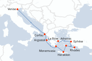 Itinéraire : Méditerranée & mers adjacentes