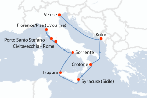 Itinéraire : Méditerranée & mers adjacentes