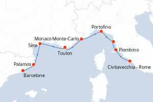 Itinéraire : Méditerranée & mers adjacentes