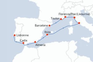 Itinéraire : Méditerranée & mers adjacentes