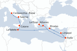 Itinéraire : Méditerranée & mers adjacentes
