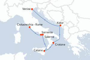 Itinéraire : Méditerranée & mers adjacentes