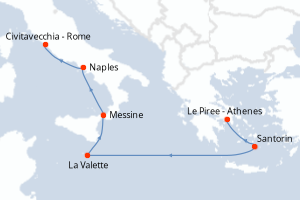 Itinéraire : Méditerranée & mers adjacentes