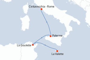 Itinéraire : Méditerranée & mers adjacentes