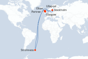 Itinéraire : Europe du Nord & Atlantique NE