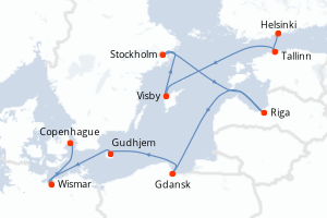 Itinéraire : Europe du Nord & Atlantique NE