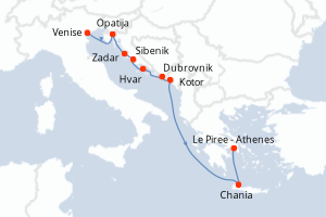Itinéraire : Méditerranée & mers adjacentes