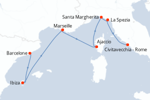 Itinéraire : Méditerranée & mers adjacentes