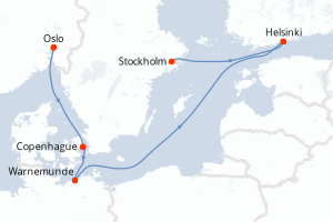 Itinéraire : Europe du Nord & Atlantique NE