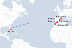 Itinéraire : Méditerranée & mers adjacentes