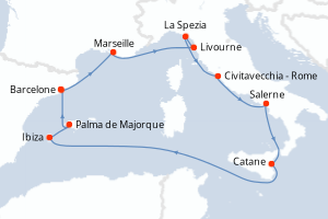 Itinéraire : Méditerranée & mers adjacentes